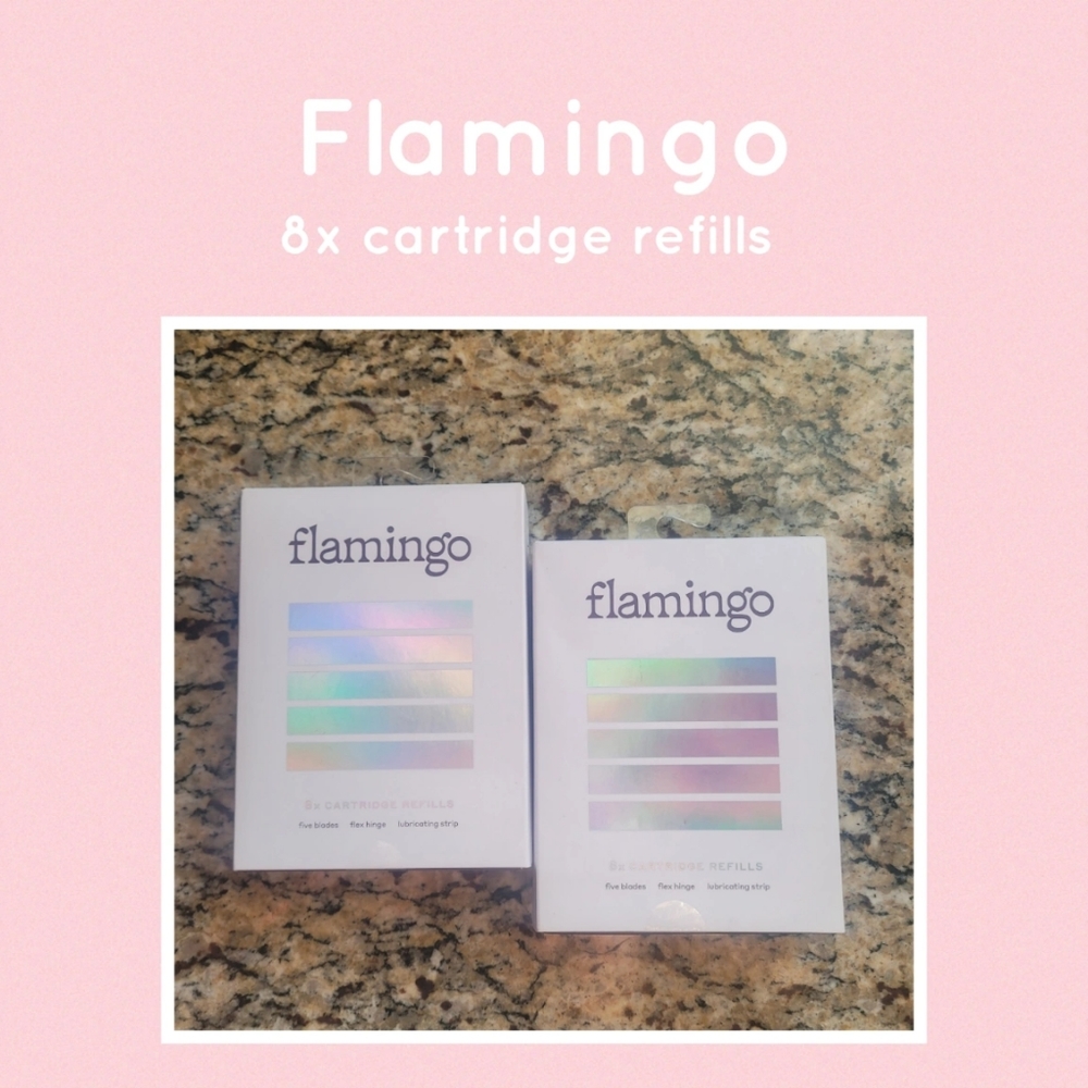 Flamingo razors refills 8× bundle